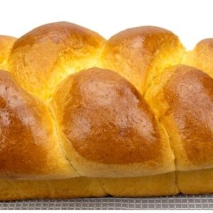 Loaf of brioche uncut